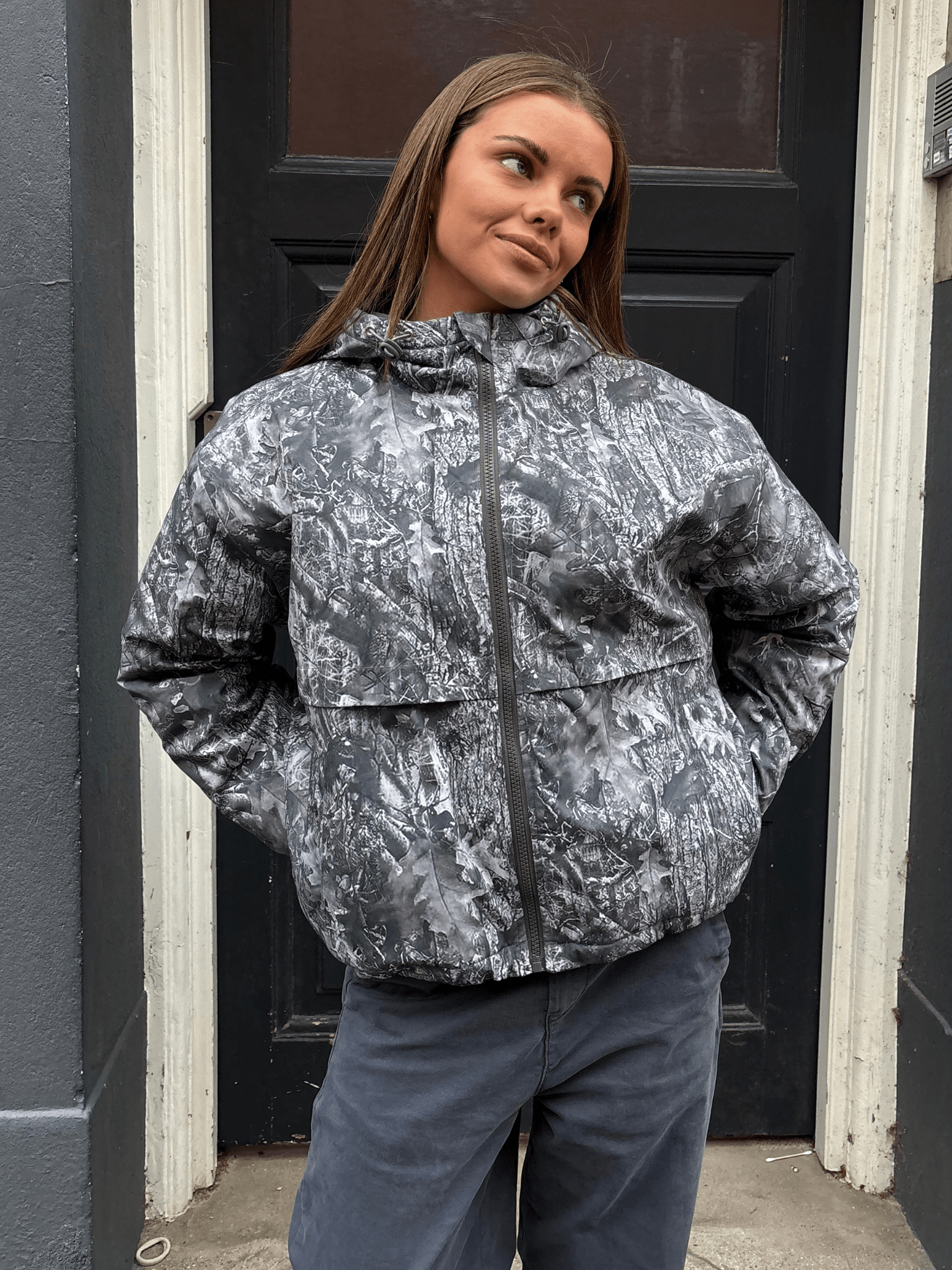 JUNO JACKET - GREY FOREST