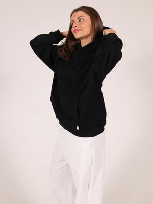 OVERSIZED HOODIE - BLACK
