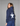 WHITE STAR HOODIE (rygprint) - NAVY