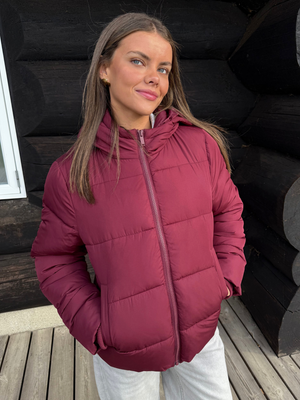 BEE PUFFER JACKET - TAWNEY PORT