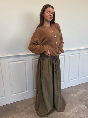 CARO MAXI SKIRT - ARMY