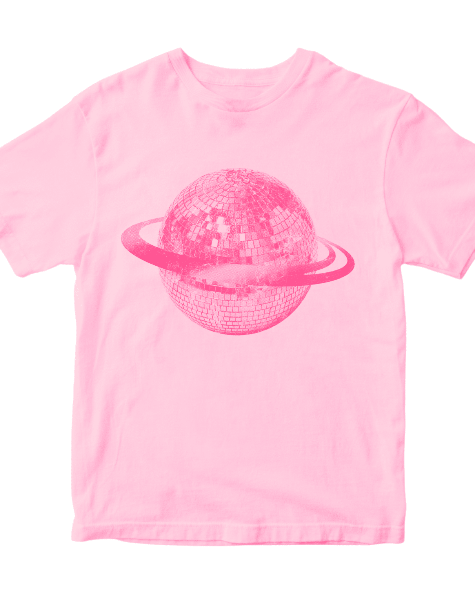 PLANET DISCO (pink), BABY TEE - LIGHT PINK