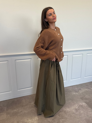 CARO MAXI SKIRT - ARMY