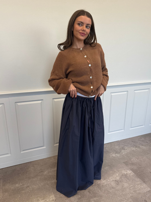 CARO MAXI SKIRT - DARK NAVY