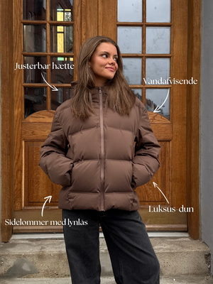 ISA DOWN JACKET - BROWN