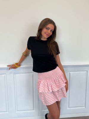 MILLA RUFFLE SKIRT/TOP - CORAL