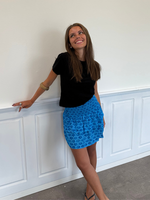 MILLA RUFFLE SKIRT/TOP - BLUE