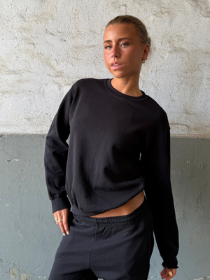 FRUIT SWEATSHIRT - SORT