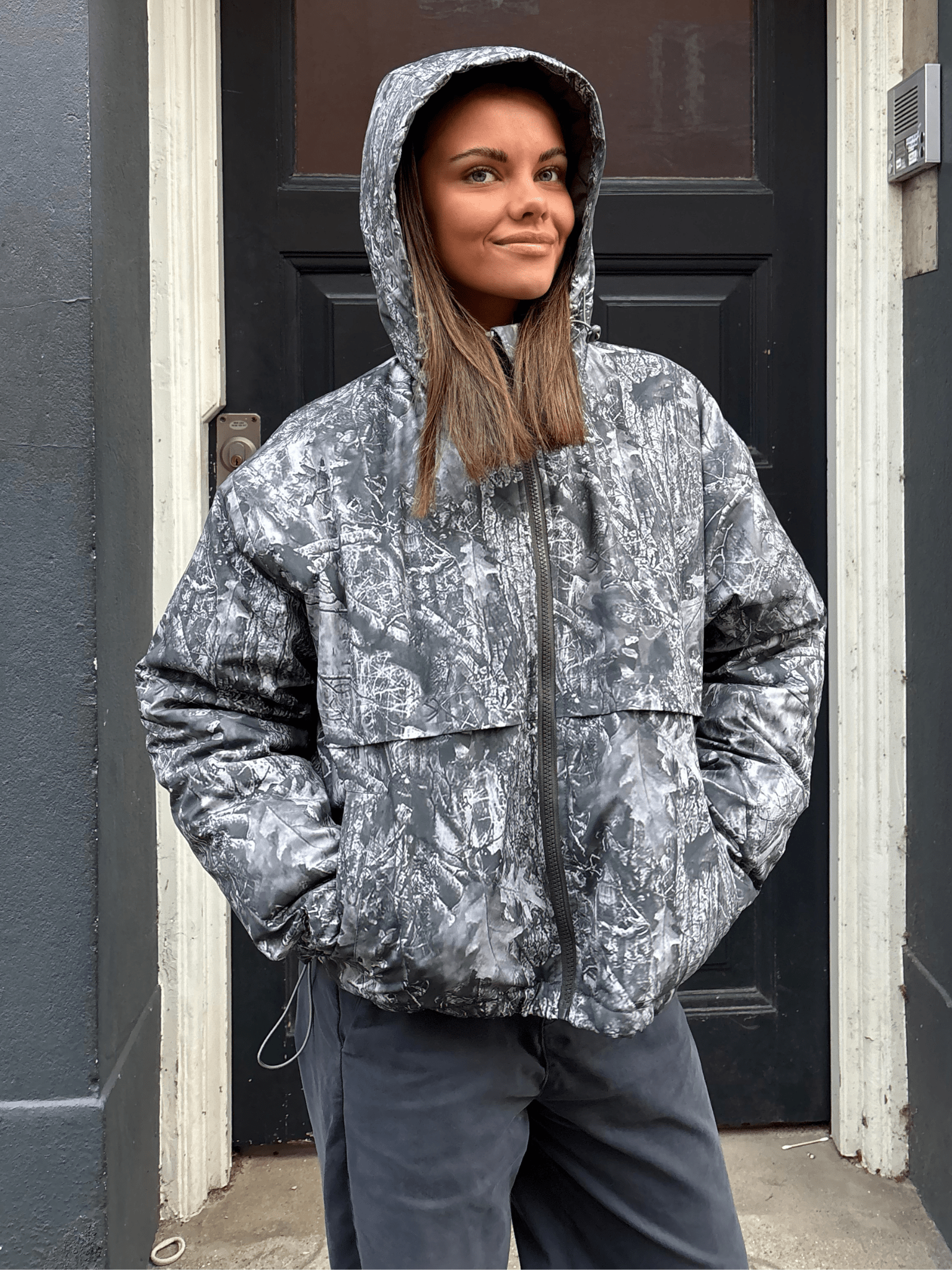 JUNO JACKET - GREY FOREST