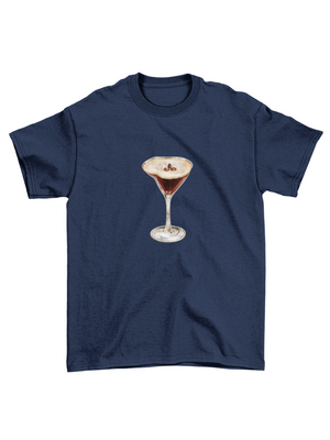 ESPRESSO MARTINI BABY TEE - NAVY