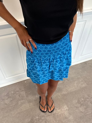 MILLA RUFFLE SKIRT/TOP - BLUE