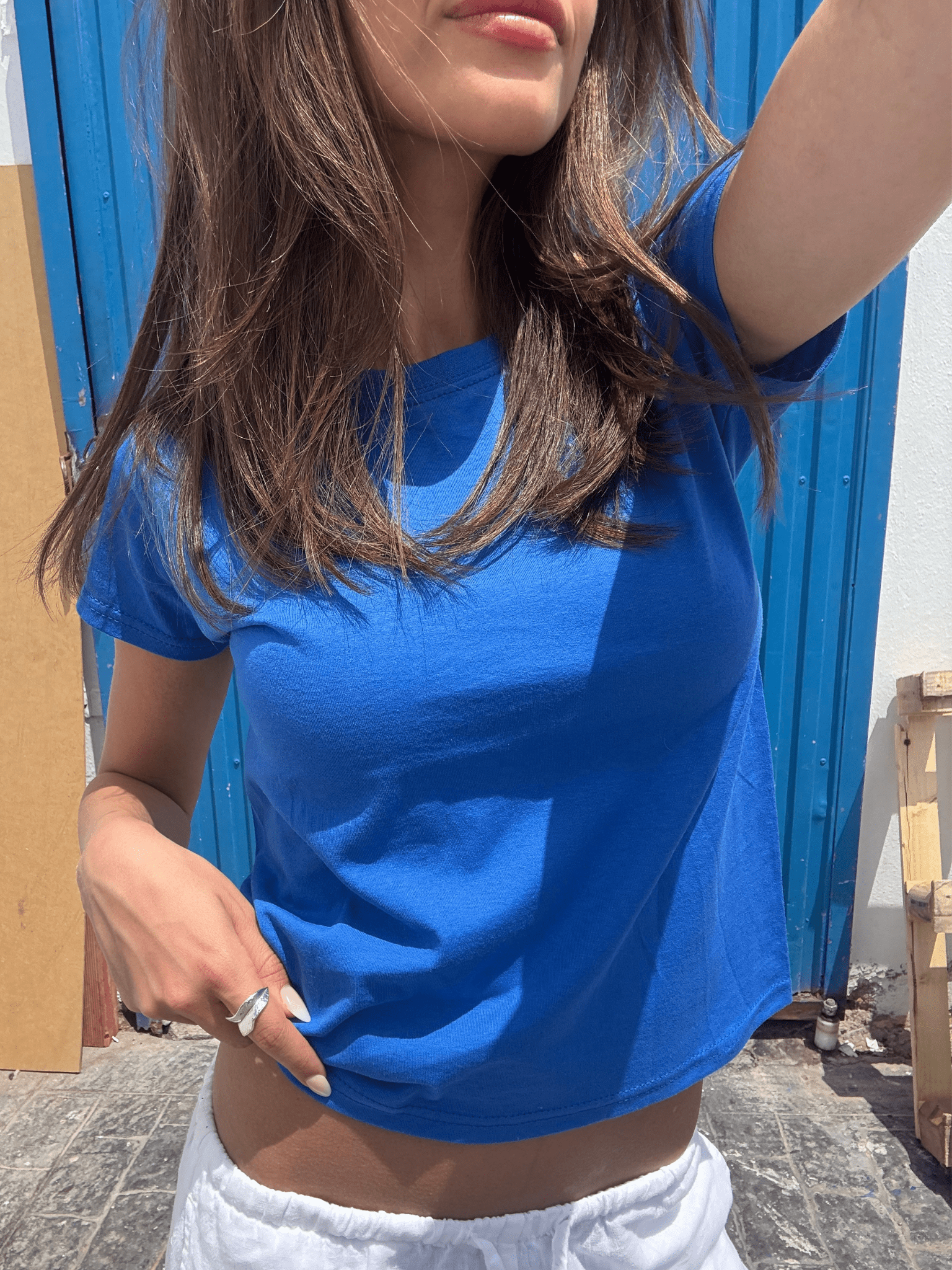 FRUCHT-BABY-TEE - BLAU
