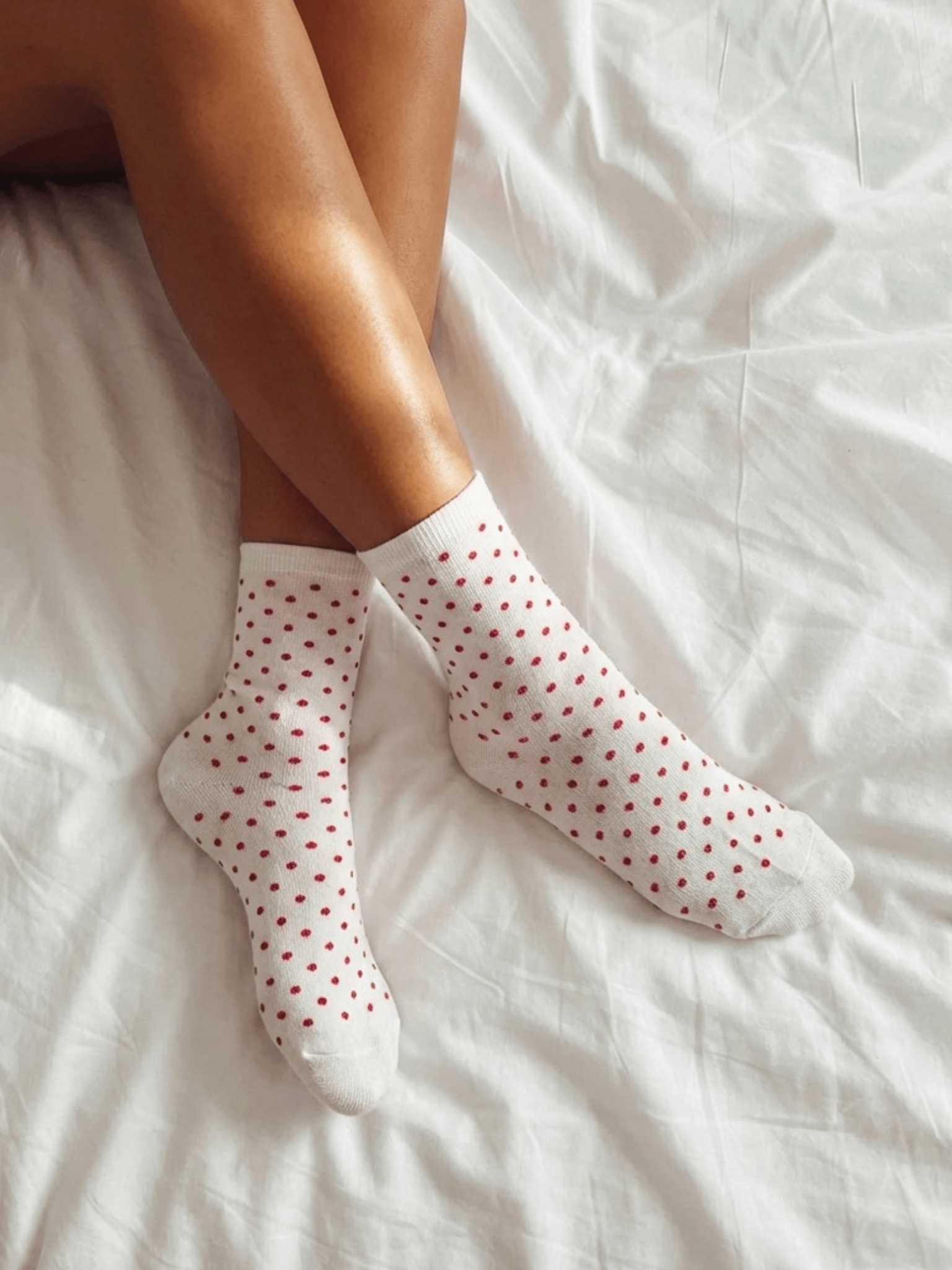 SEBBY GLITTER SOCKS - PINK-A-BOO DOTS