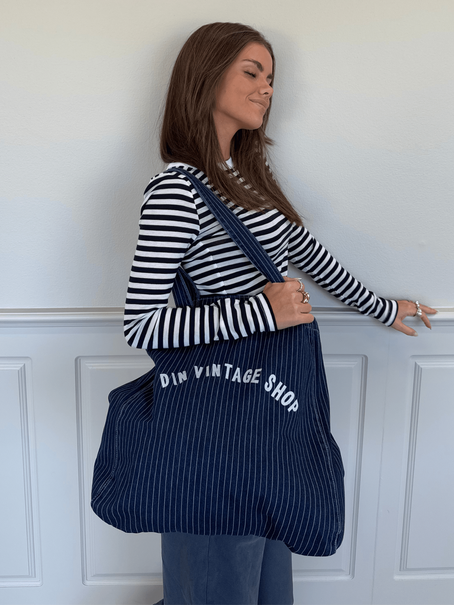 TOTEBAG - DARK STRIPE