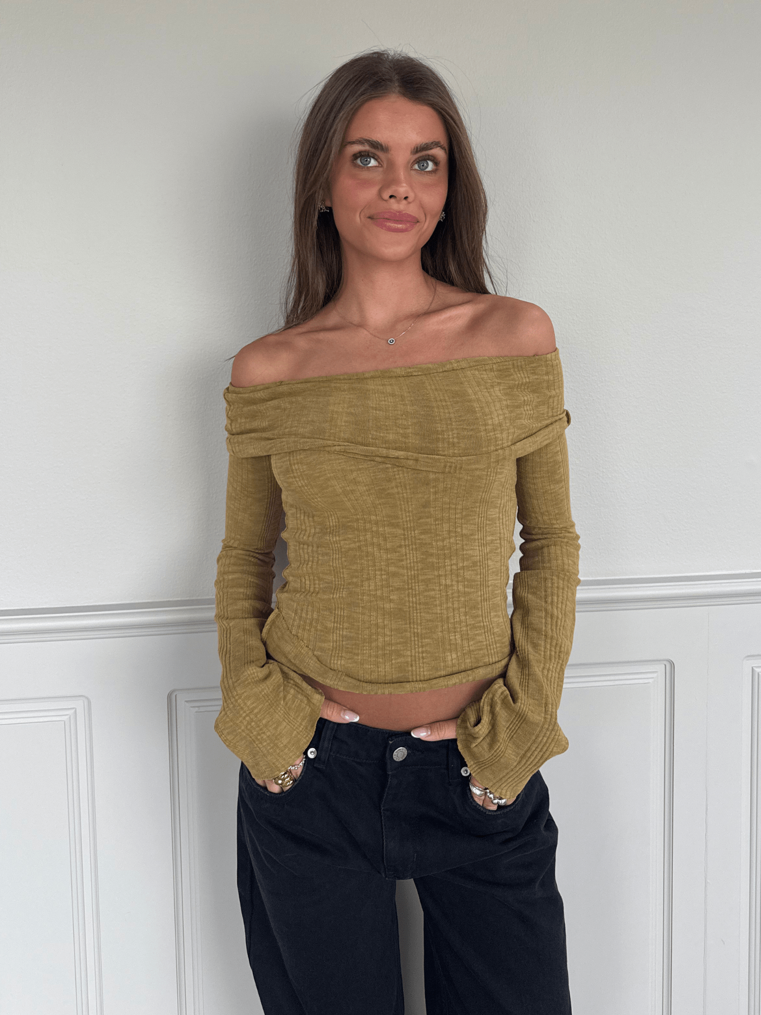 MELANIE TOP - MATCHA GREEN