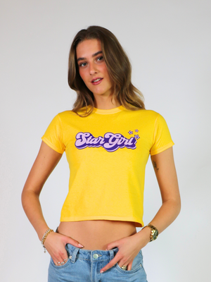 STARGIRL BABY TEE - GUL