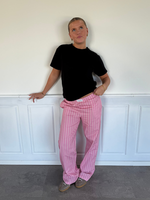 COPENHAGEN PANTS - LT PINK / OFFWHITE