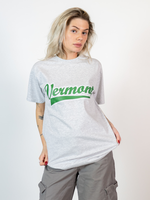 VERMONT SPORT (GRØN) T-SHIRT - GRÅ