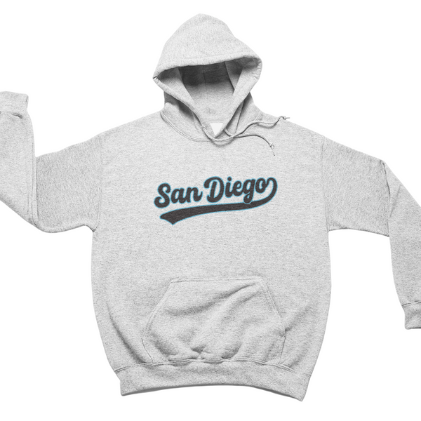 SAN DIEGO HOODIE - GRÅ