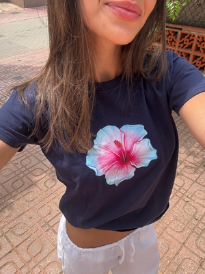 HAWAII (blå) BABY TEE - NAVY