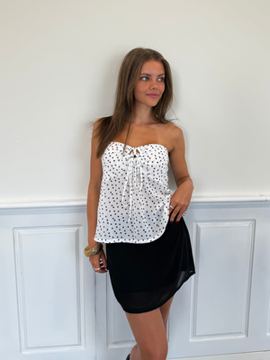 DONNA MINI SKIRT - BLACK