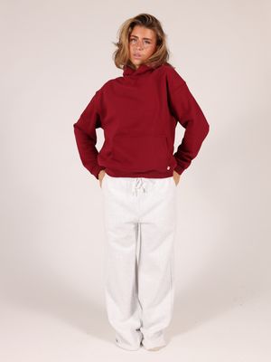 OVERSIZED HOODIE - BURGUNDY