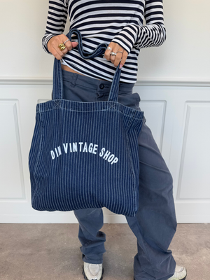 TOTEBAG - DARK STRIPE