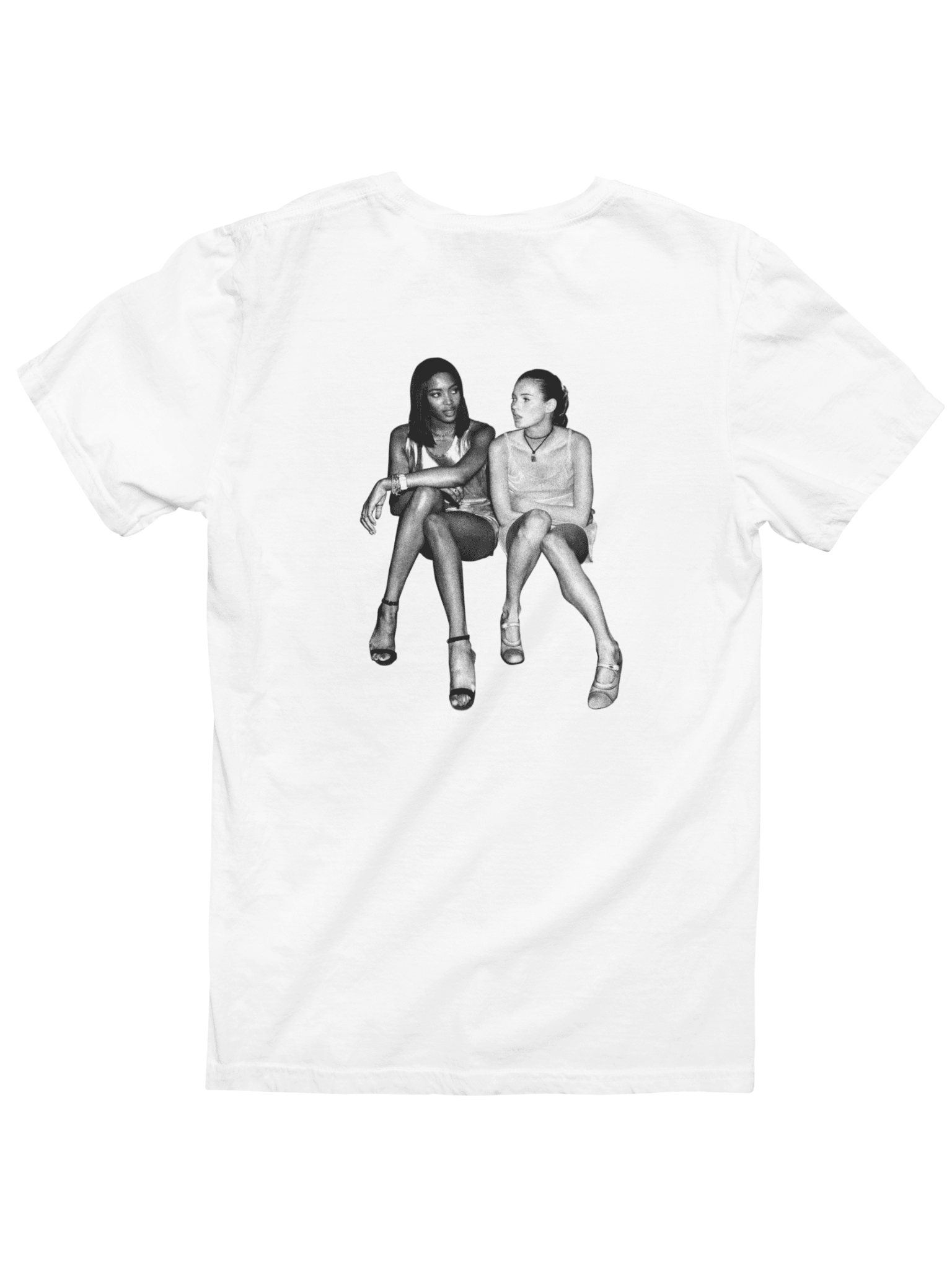 SUPERMODELS UNISEX T-SHIRT (rygprint) - HVID