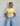 SAGA SHORTSLEEVE STRIK - BUTTER YELLOW