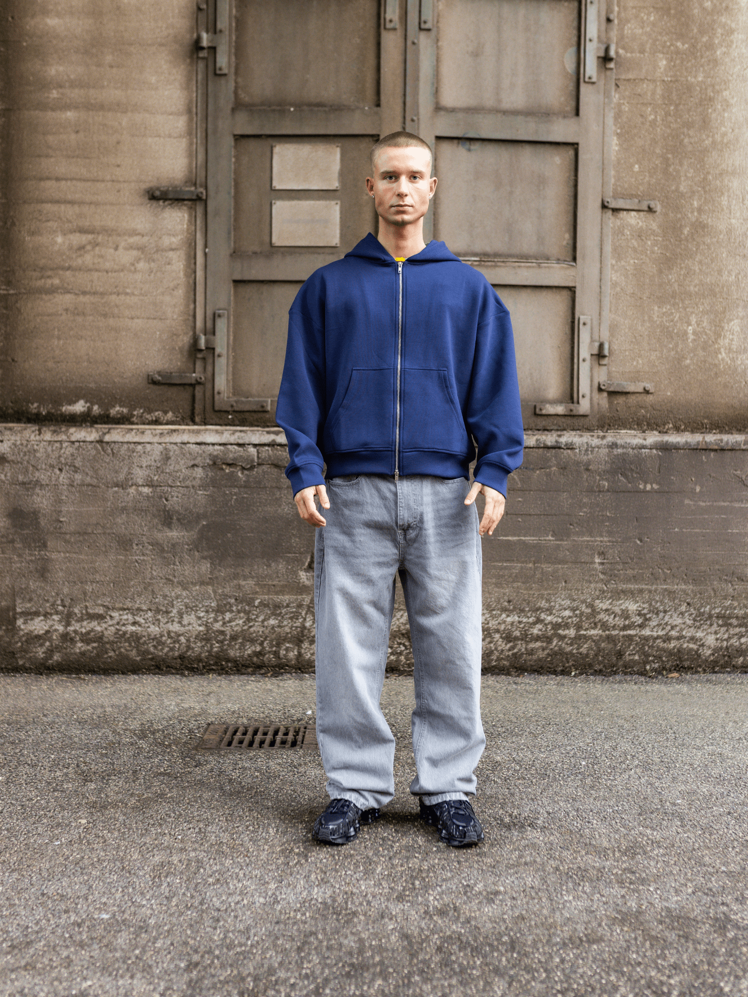 TYLER BAGGY JEANS - HELLGRAU