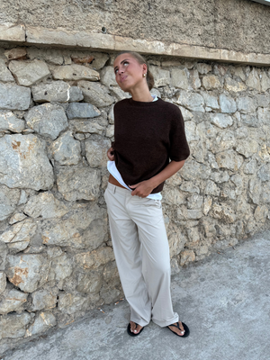 BELLA SUIT PANT - SAND