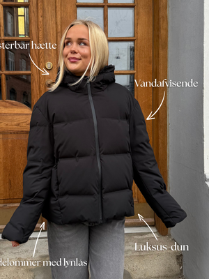 ISA DOWN JACKET - BLACK