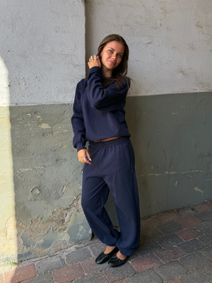 SWEAT SÆT - m/ ELA, NAVY