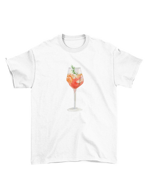 APEROLSPRITZ BABY TEE - HVID