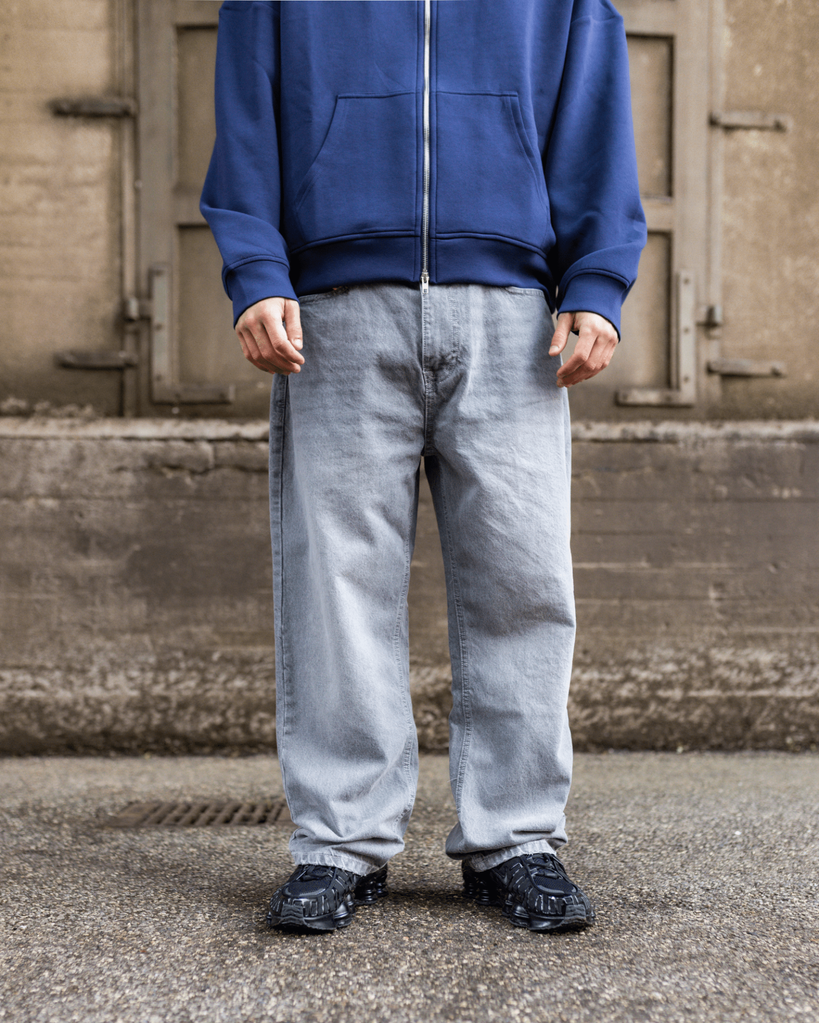 TYLER BAGGY JEANS - HELLGRAU