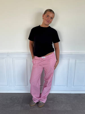 COPENHAGEN PANTS - LT PINK / OFFWHITE