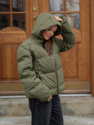 ISA DOWN JACKET - ARMY