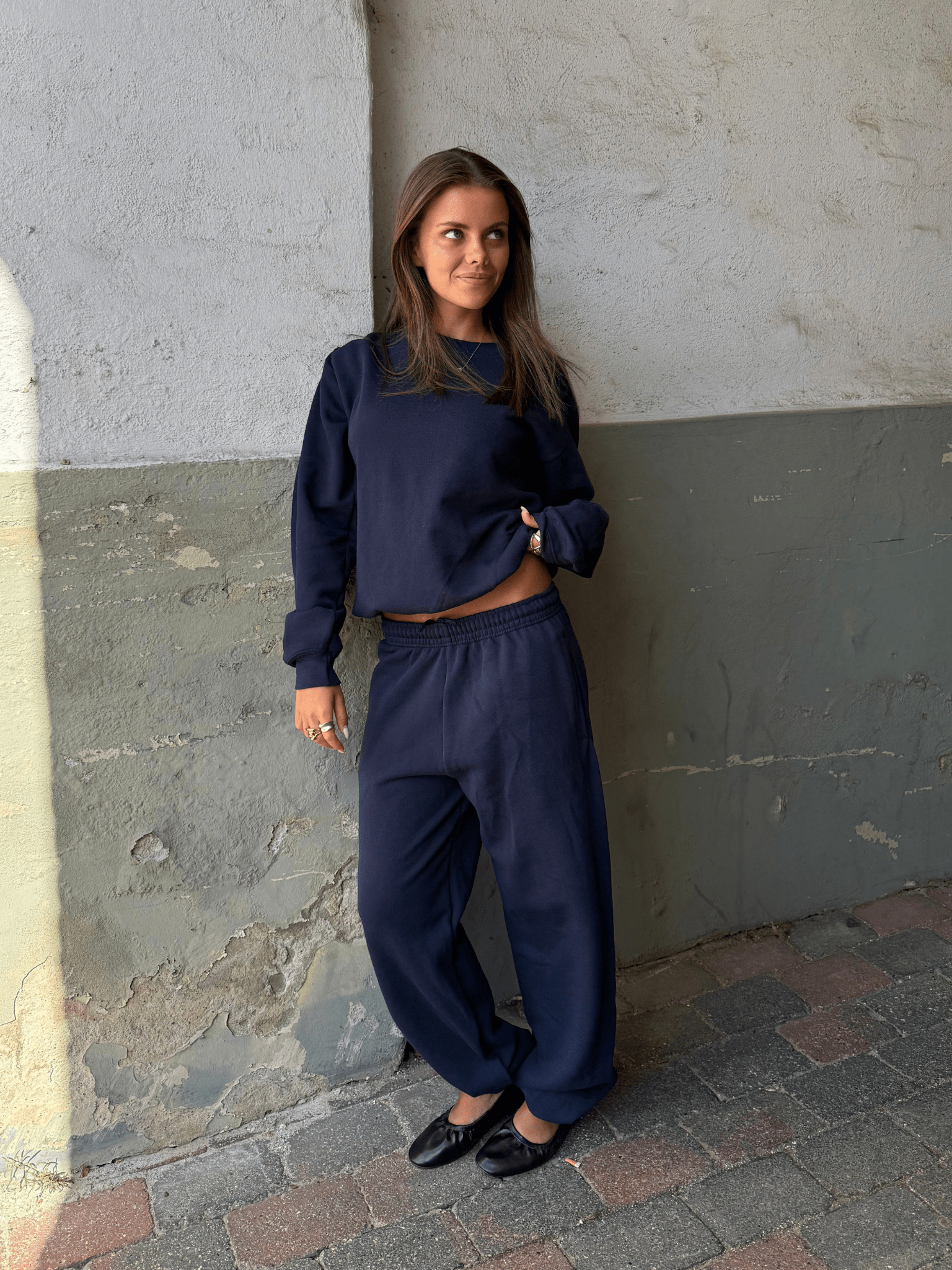 FRUIT SWEATPANTS M/ ELA - NAVY
