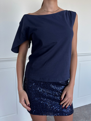 MATHILDE TOP - NAVY