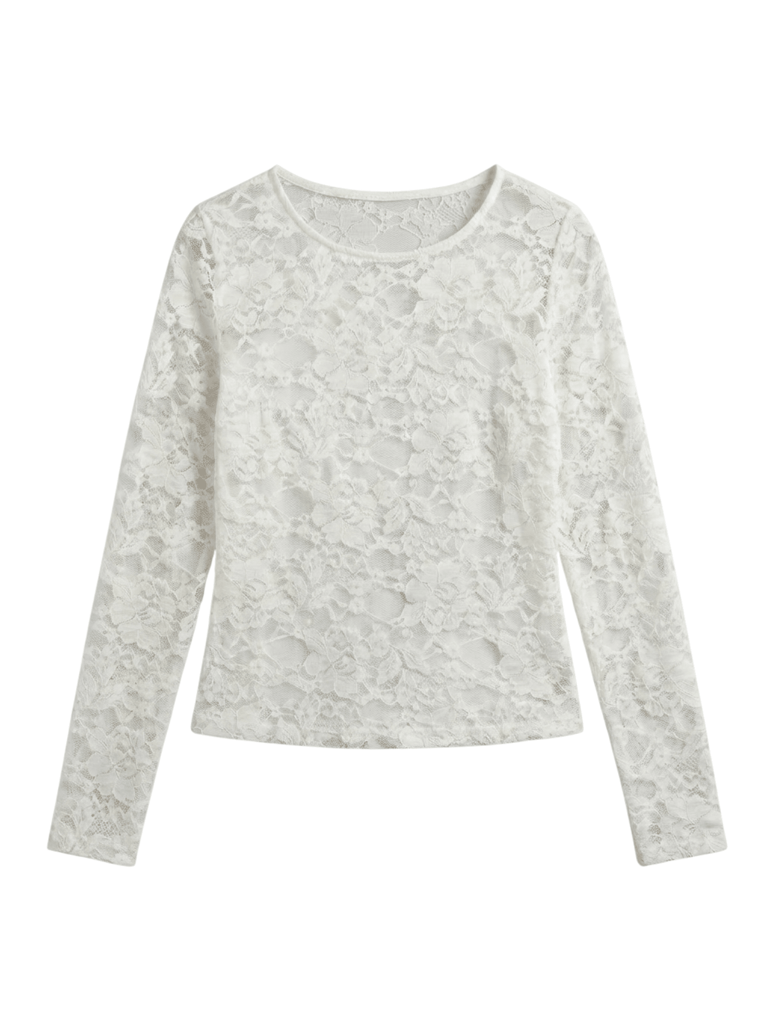 ALIX LACE TOP - WHITE