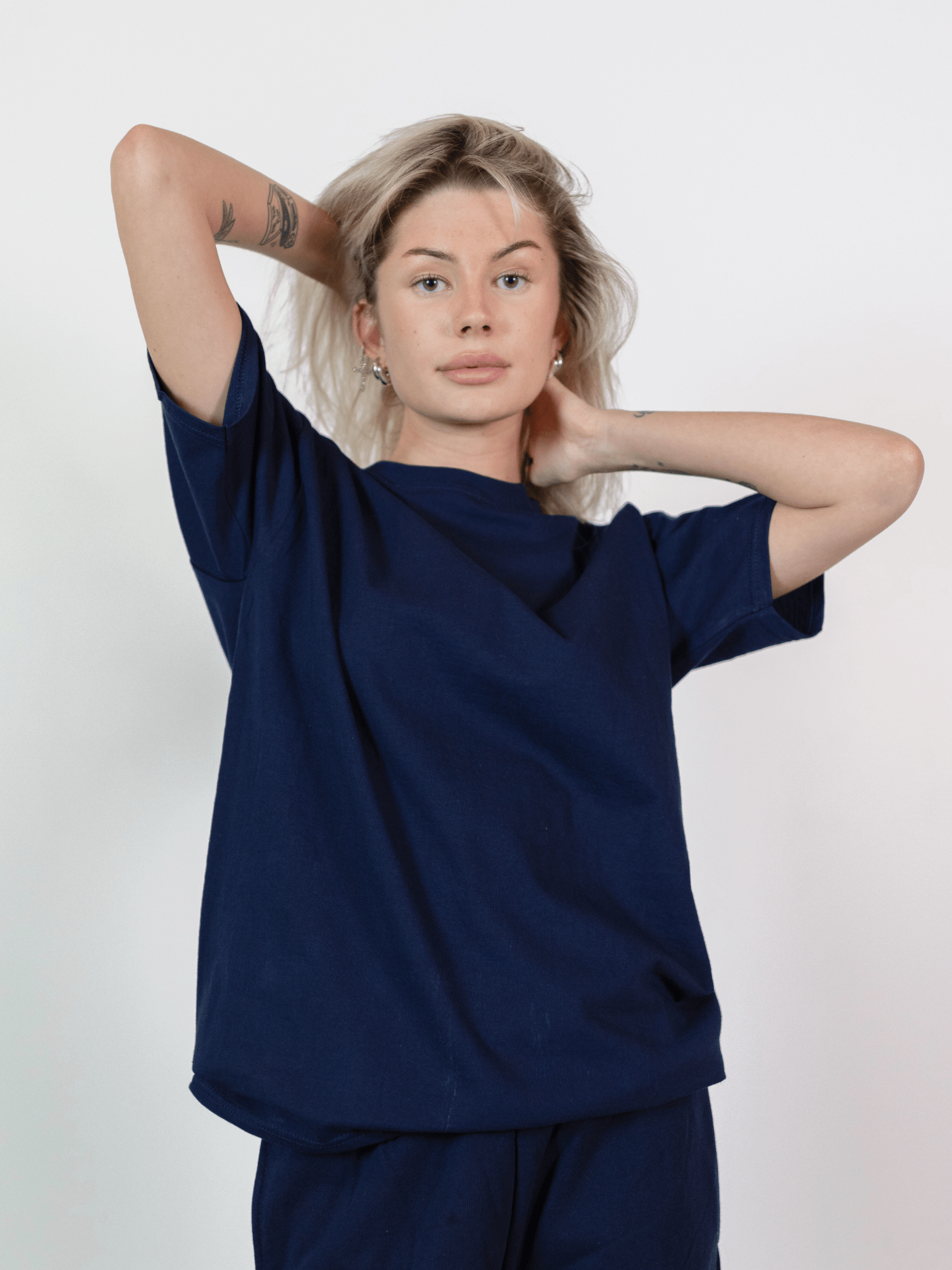 FRUCHT-SHIRT - MARINEBLAU