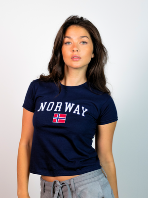 NORWAY, BABY TEE - NAVY