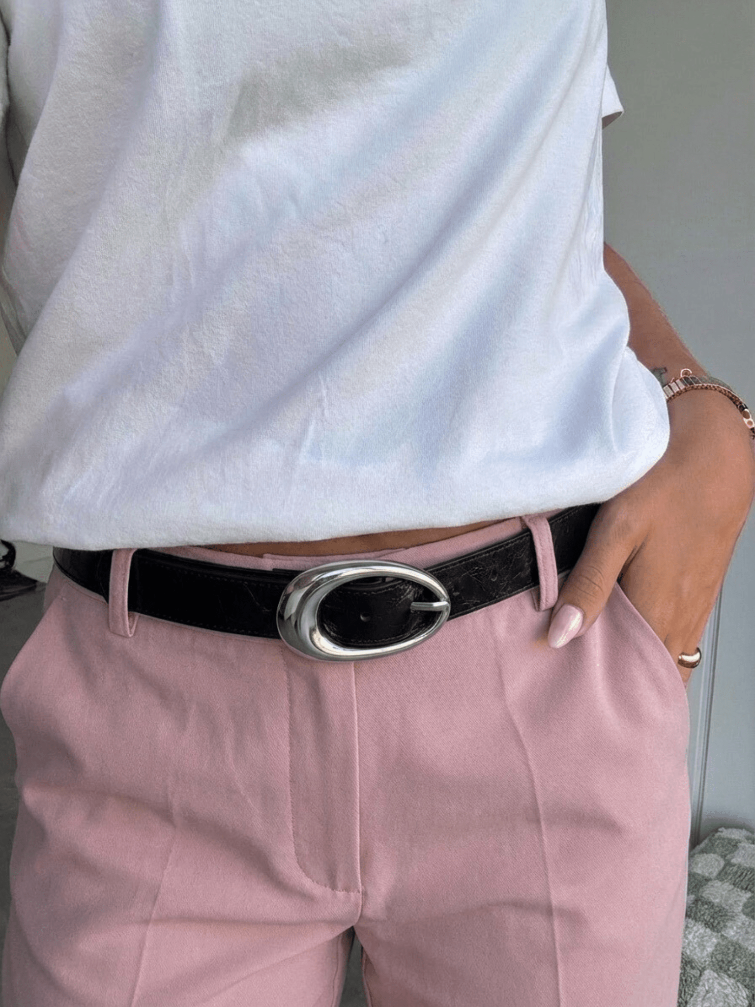 NOYCE JEANS BÆLTE - BLACK