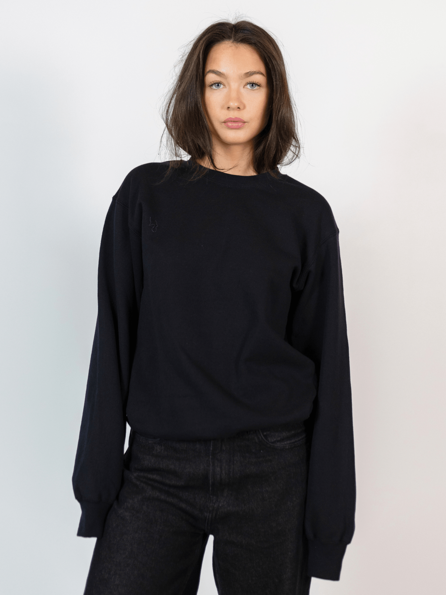 FRUCHT-SWEATSHIRT - SCHWARZ