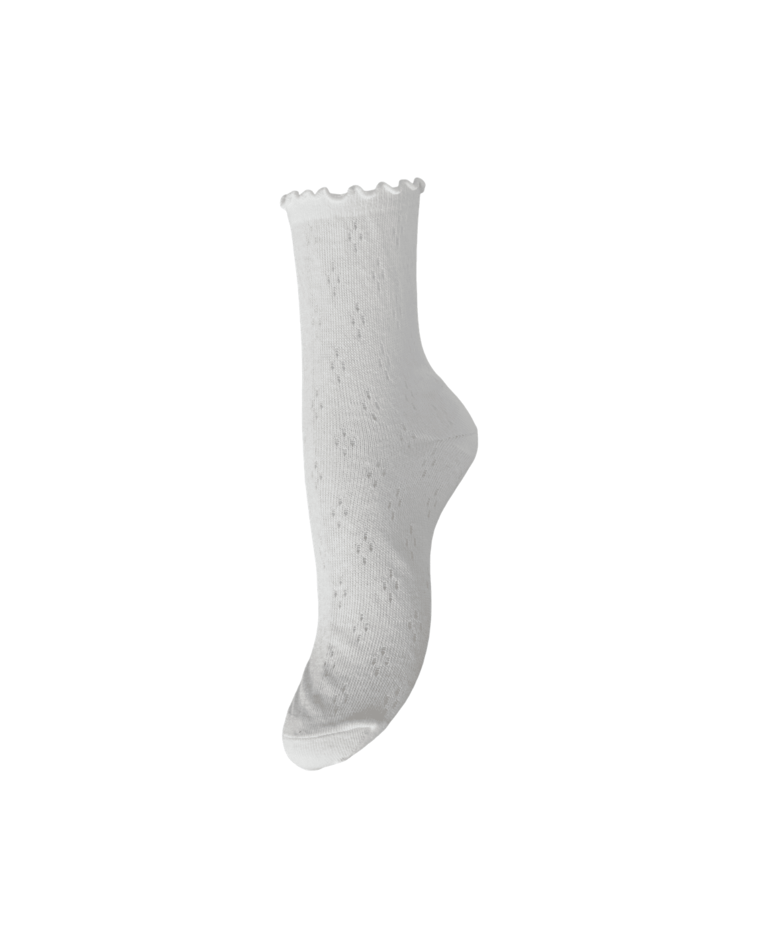 THERESE POINTELLE SOCKS - BRIGHT WHITE