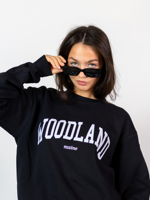 WOODLAND SWEATSHIRT - SORT