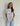 RIA STRIPE TEE - SILVER MINK/BRIGHT WHITE
