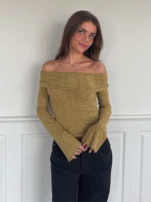 MELANIE TOP - MATCHA GREEN