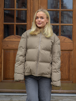 ISA DOWN JACKET - TAUPE