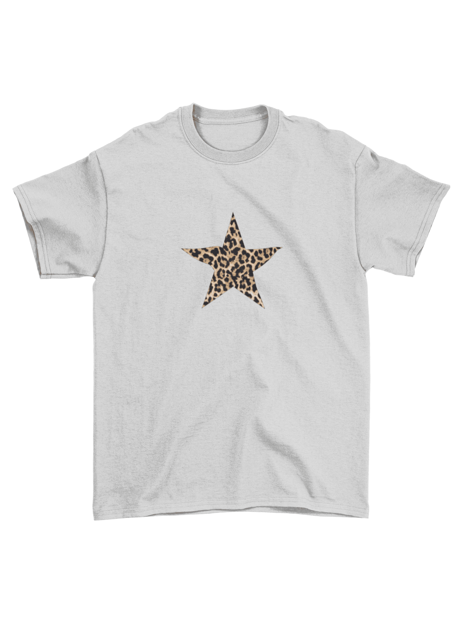 Braunes Leostar Baby-T-Shirt - Grau